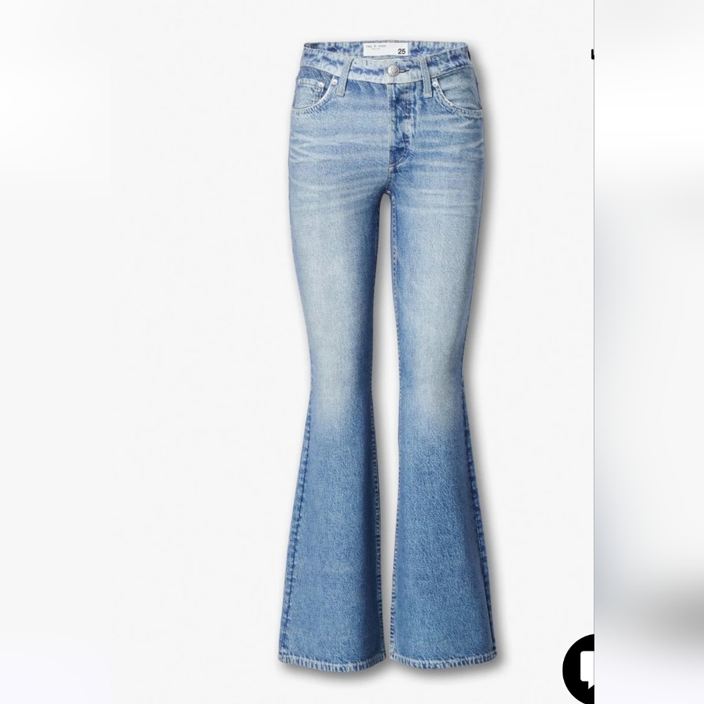 NWT Rag & Bone Women's Miramar Dahlia Flare Sz 28 $278.00 Minetta - Picture 2 of 12